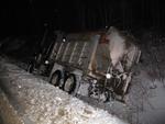 Plow Truck in the Ditch